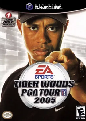 Tiger Woods PGA Tour 2005 (Disc 1) box cover front